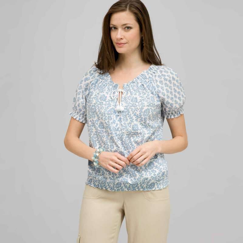 Short Sleeve Raglan Smock Shirt.